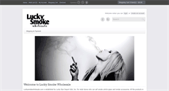 Desktop Screenshot of luckysmokewholesale.com