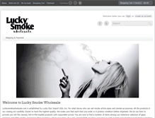 Tablet Screenshot of luckysmokewholesale.com